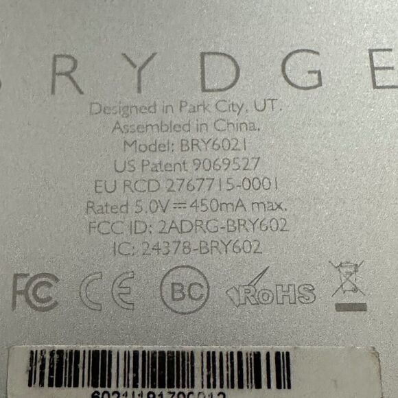 Silver Brydge Pro 12.9 Bluetooth Keyboard for late 2018 model w magnetic cover - Picture 6 of 13